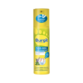 Burgit Fuss-Deo Antitranspirant, mit Pfefferminze & Salbei, 175 Milliliter